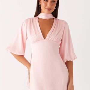Peppermayo Pink Mary Mini Dress